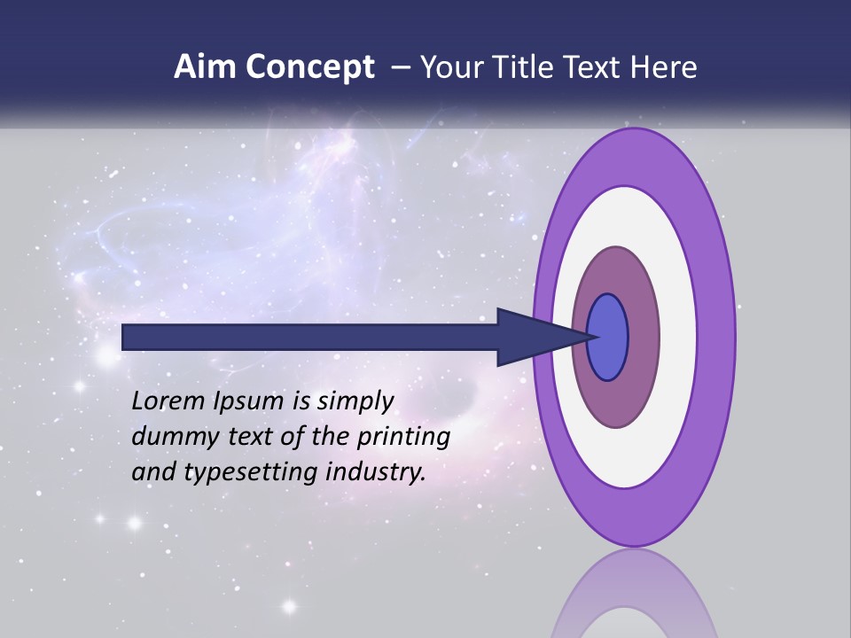 Transparent Nebulae Background PowerPoint Template