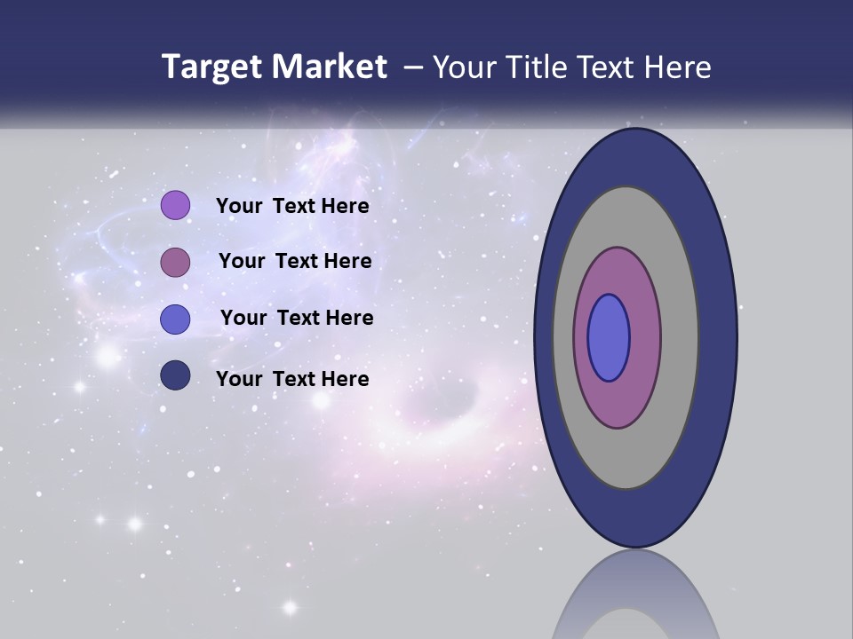 Transparent Nebulae Background PowerPoint Template