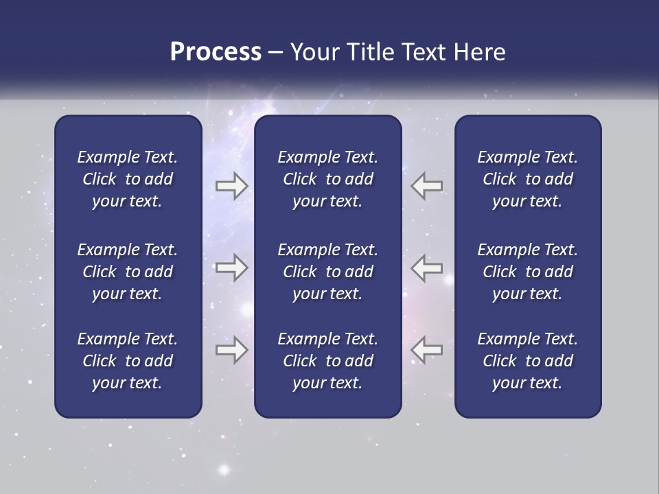 Transparent Nebulae Background PowerPoint Template