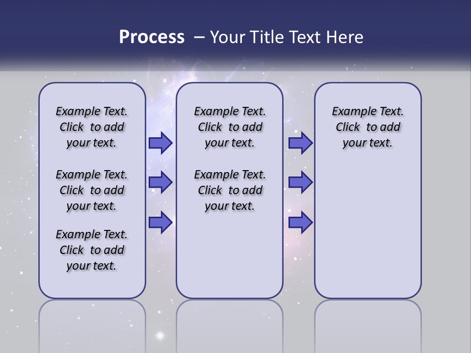 Transparent Nebulae Background PowerPoint Template