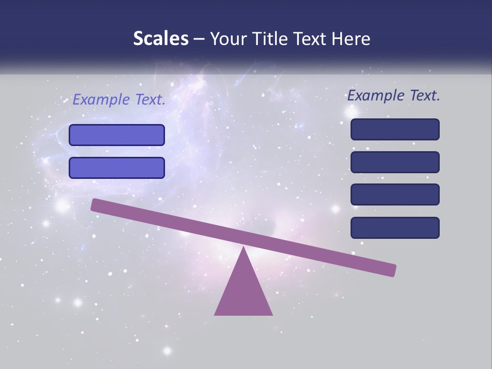 Transparent Nebulae Background PowerPoint Template