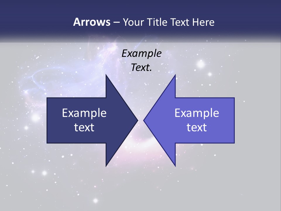 Transparent Nebulae Background PowerPoint Template