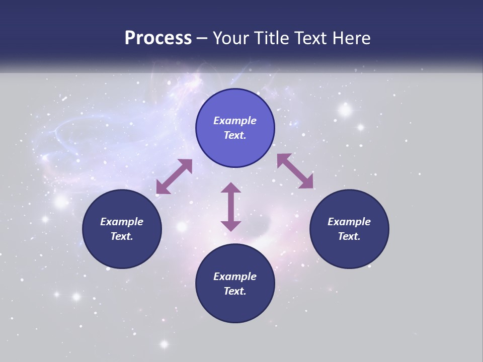 Transparent Nebulae Background PowerPoint Template