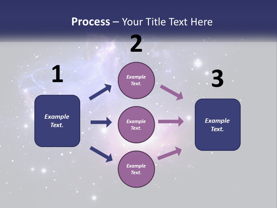 Transparent Nebulae Background PowerPoint Template
