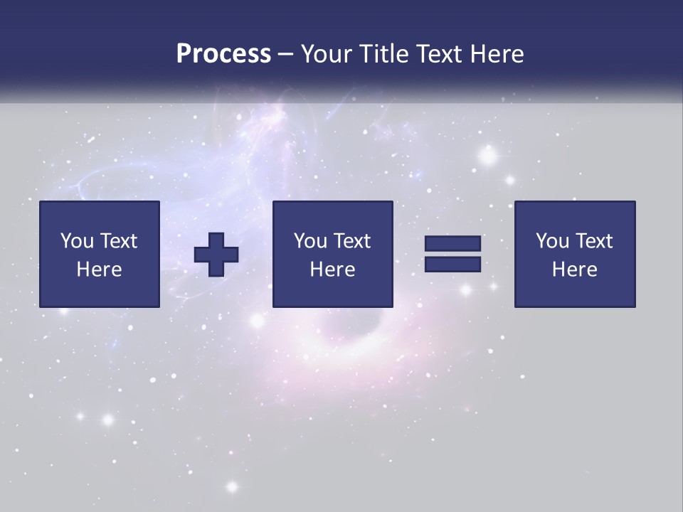 Transparent Nebulae Background PowerPoint Template