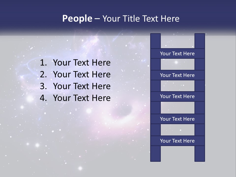 Transparent Nebulae Background PowerPoint Template