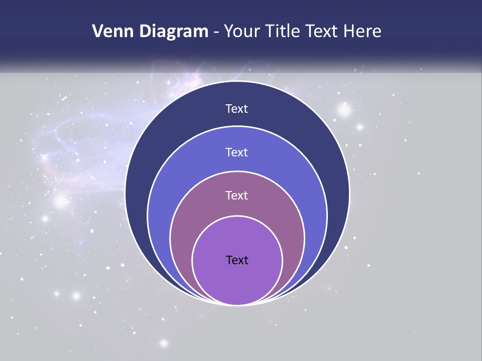Transparent Nebulae Background PowerPoint Template