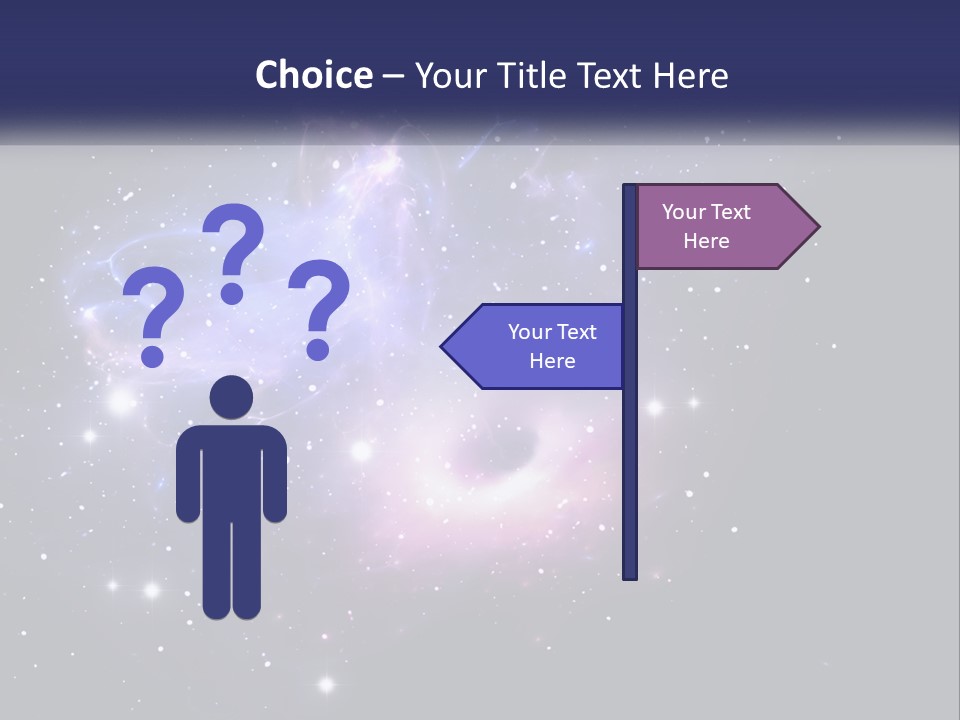 Transparent Nebulae Background PowerPoint Template