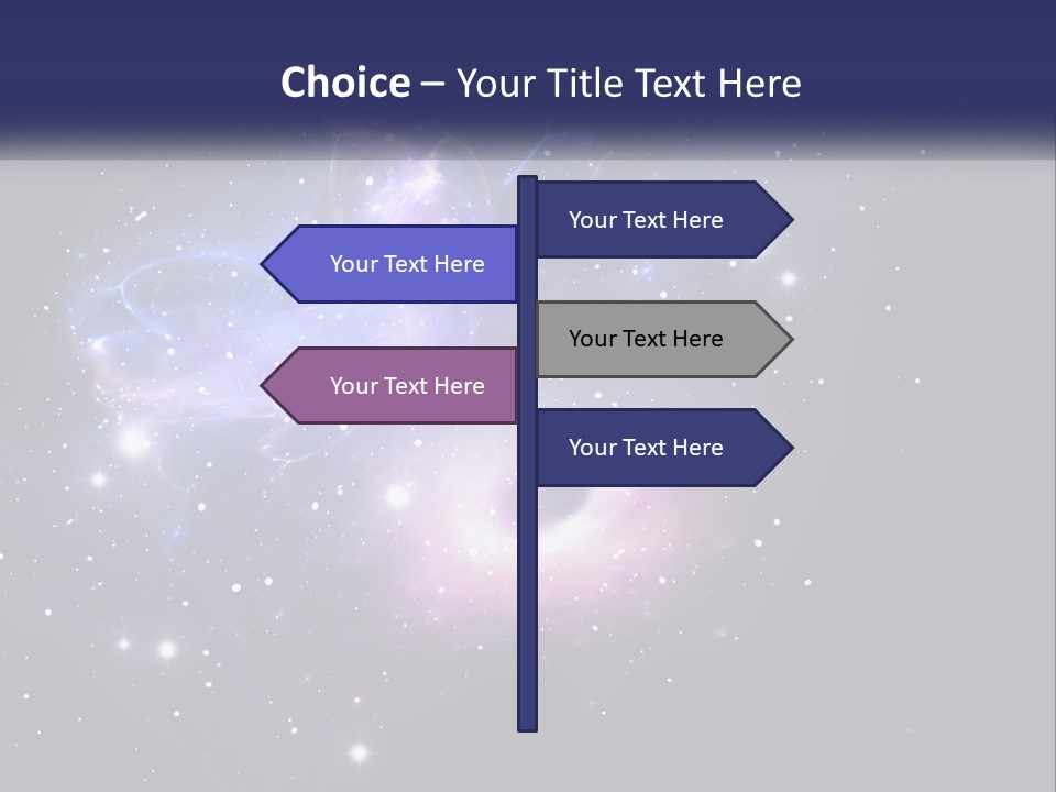 Transparent Nebulae Background PowerPoint Template