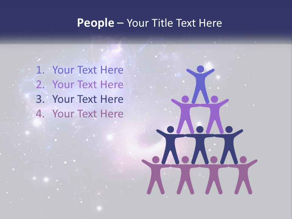 Transparent Nebulae Background PowerPoint Template