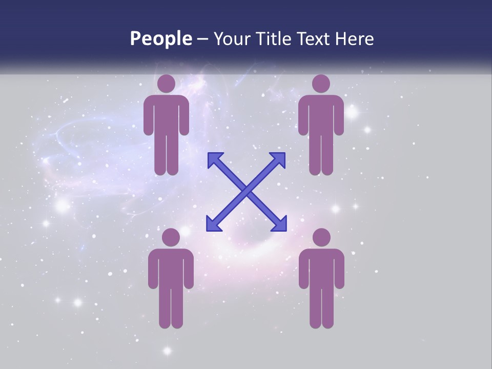 Transparent Nebulae Background PowerPoint Template