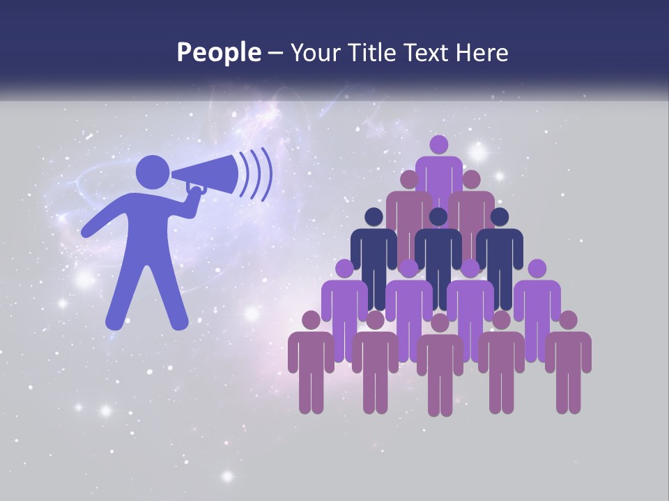 Transparent Nebulae Background PowerPoint Template