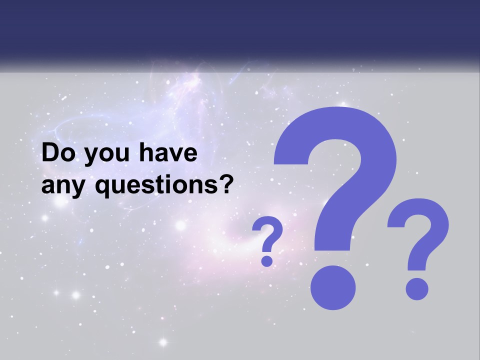 Transparent Nebulae Background PowerPoint Template