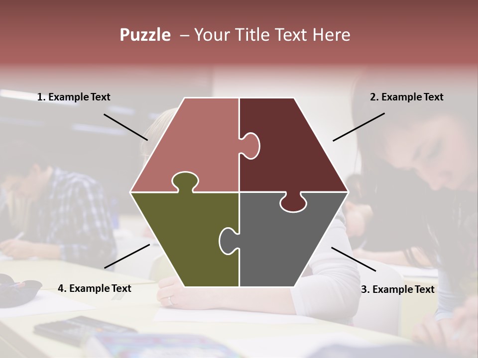 Teamwork Women Beautiful PowerPoint Template