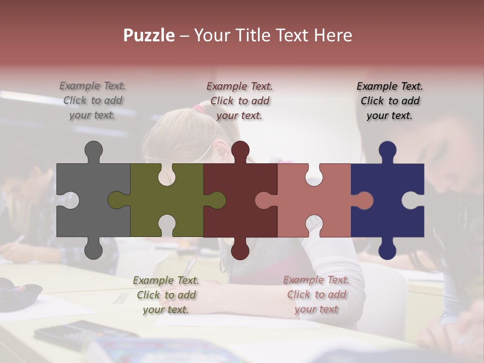 Teamwork Women Beautiful PowerPoint Template