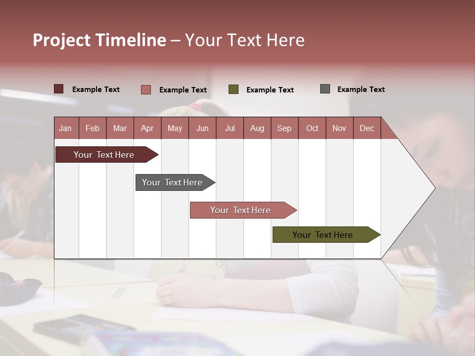 Teamwork Women Beautiful PowerPoint Template