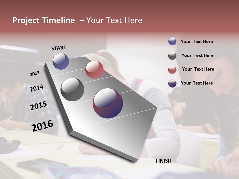 Teamwork Women Beautiful PowerPoint Template