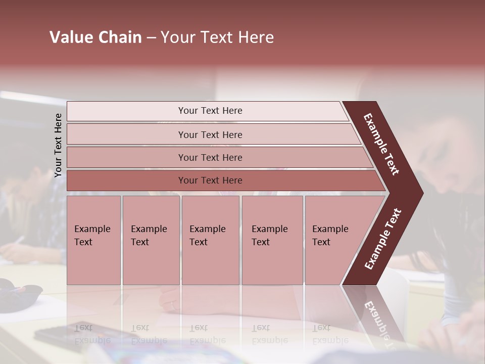 Teamwork Women Beautiful PowerPoint Template