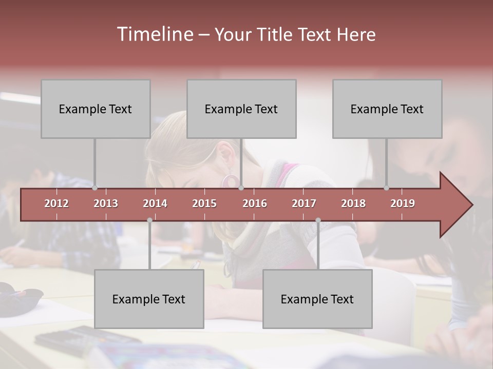 Teamwork Women Beautiful PowerPoint Template