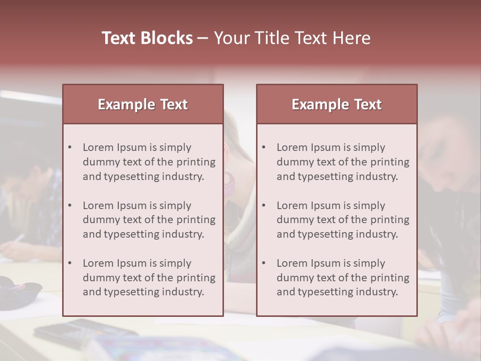 Teamwork Women Beautiful PowerPoint Template