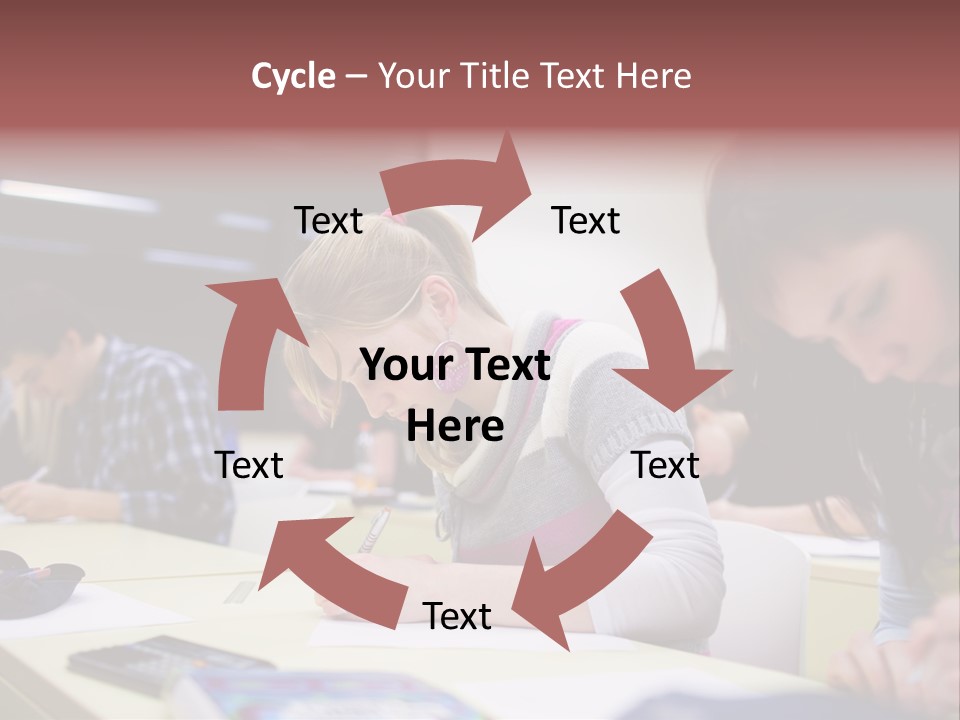 Teamwork Women Beautiful PowerPoint Template