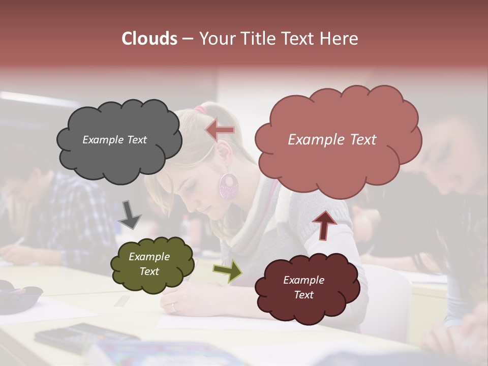 Teamwork Women Beautiful PowerPoint Template