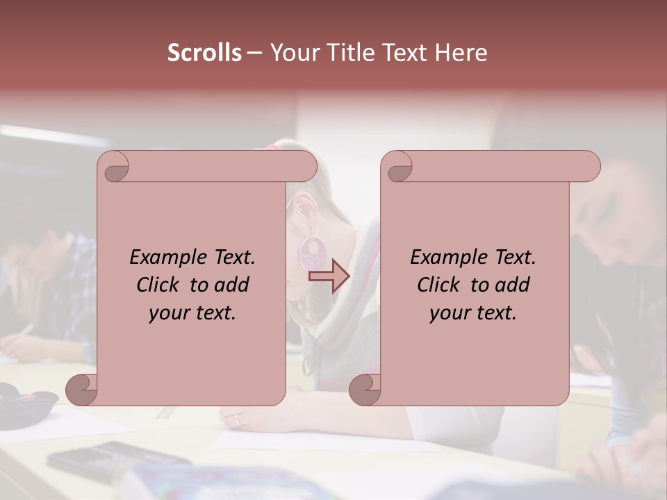 Teamwork Women Beautiful PowerPoint Template