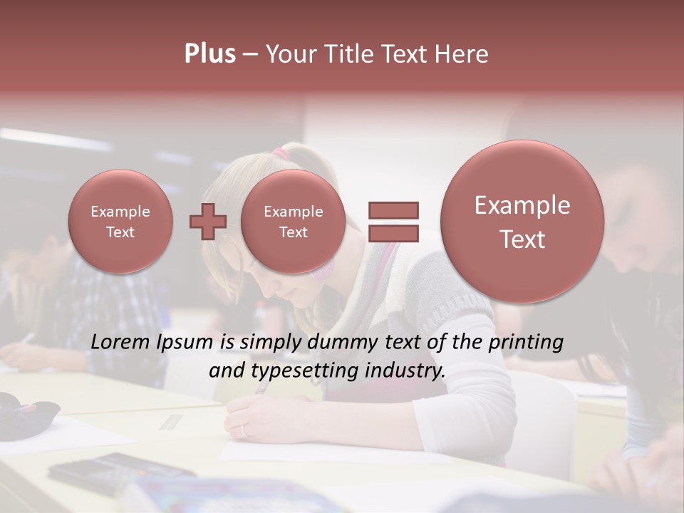 Teamwork Women Beautiful PowerPoint Template