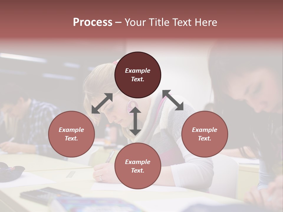 Teamwork Women Beautiful PowerPoint Template