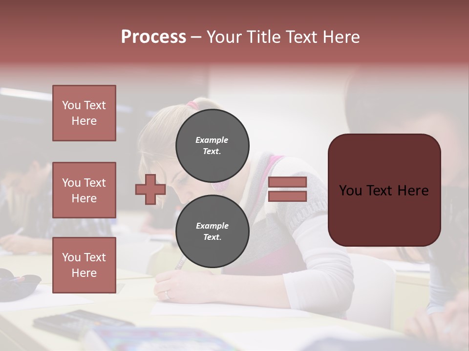 Teamwork Women Beautiful PowerPoint Template