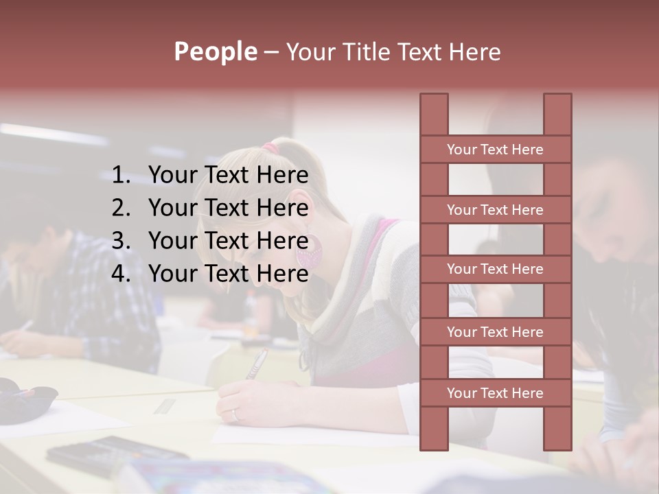 Teamwork Women Beautiful PowerPoint Template
