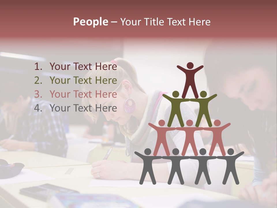 Teamwork Women Beautiful PowerPoint Template