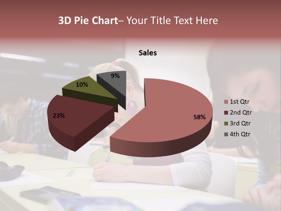 Teamwork Women Beautiful PowerPoint Template