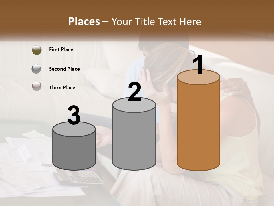 Issues Wife Couple PowerPoint Template