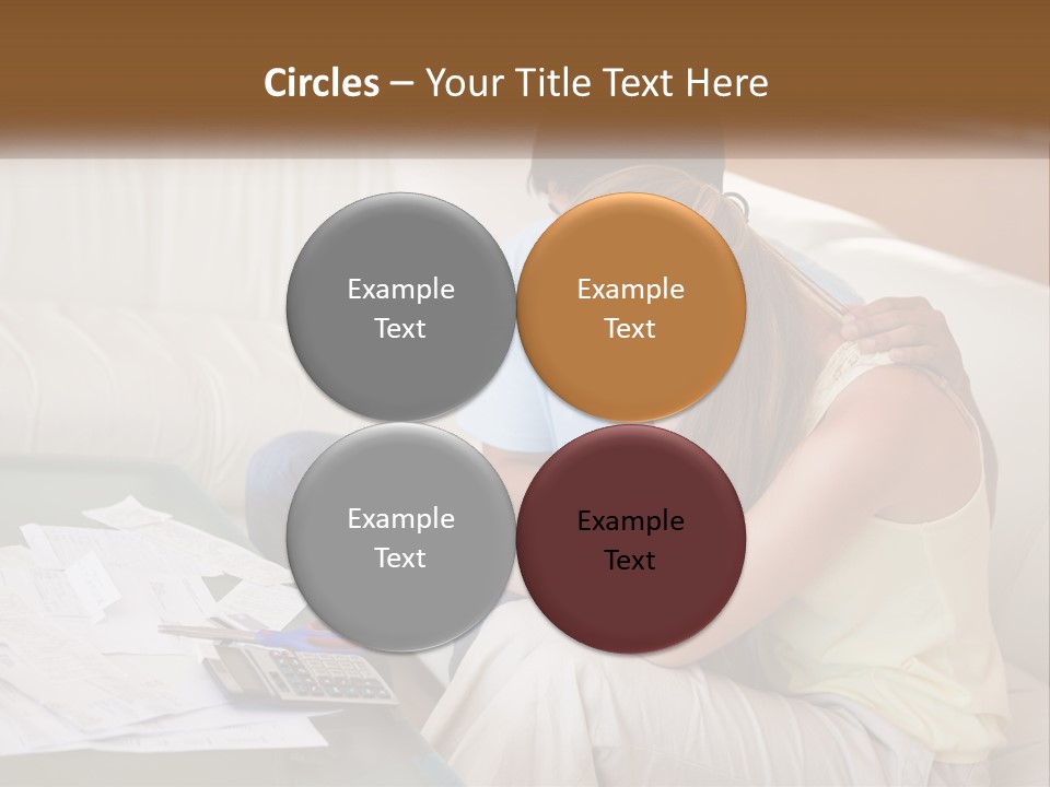 Issues Wife Couple PowerPoint Template