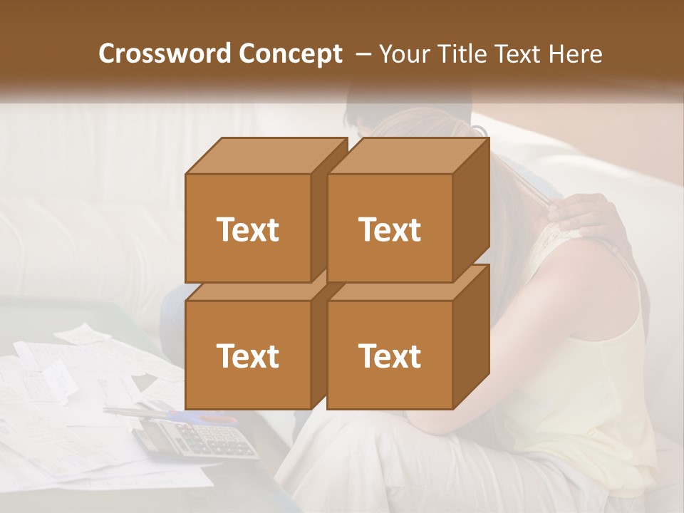 Issues Wife Couple PowerPoint Template