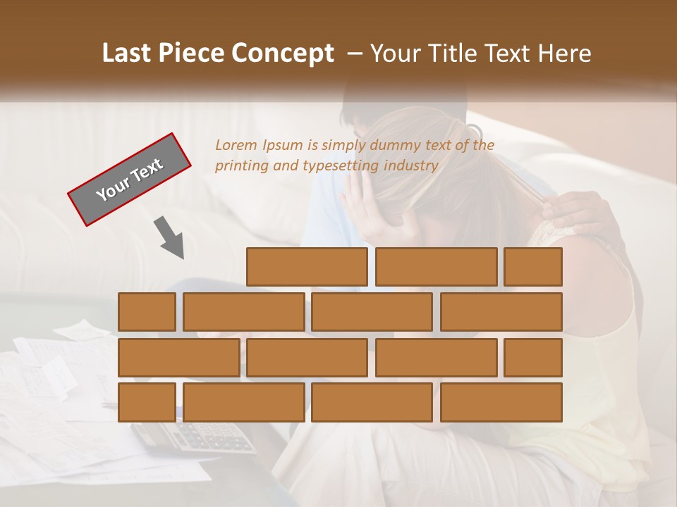 Issues Wife Couple PowerPoint Template