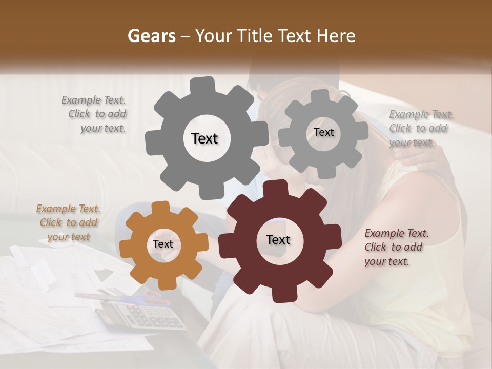 Issues Wife Couple PowerPoint Template