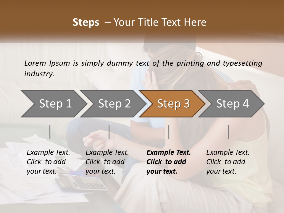 Issues Wife Couple PowerPoint Template
