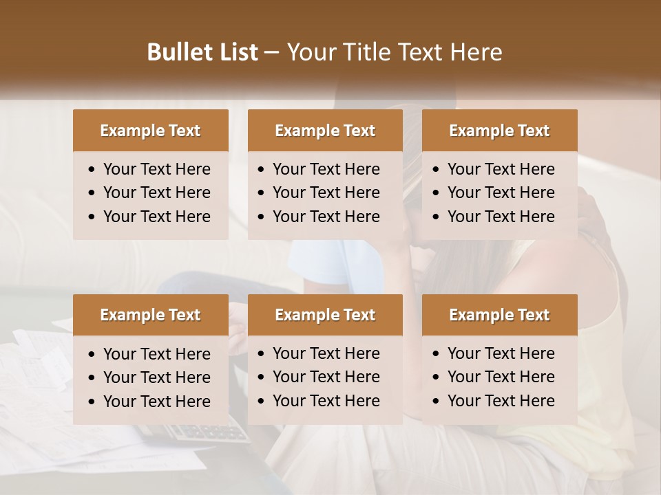 Issues Wife Couple PowerPoint Template