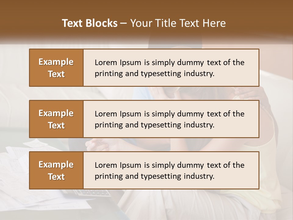 Issues Wife Couple PowerPoint Template