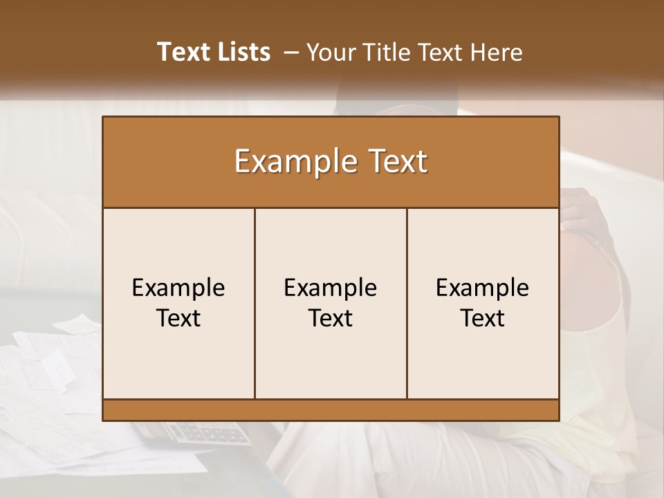 Issues Wife Couple PowerPoint Template