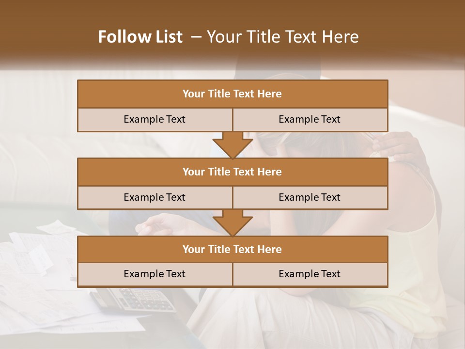 Issues Wife Couple PowerPoint Template