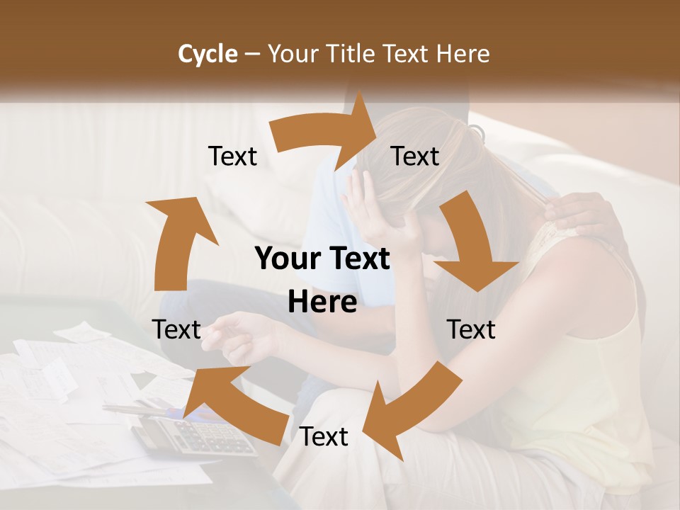 Issues Wife Couple PowerPoint Template