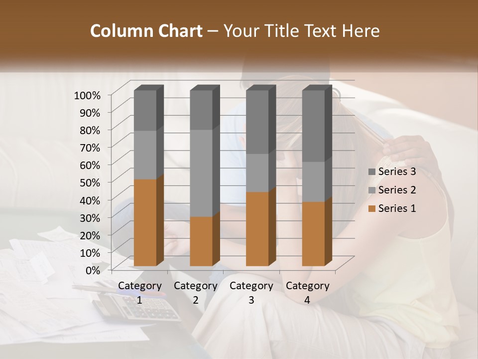 Issues Wife Couple PowerPoint Template
