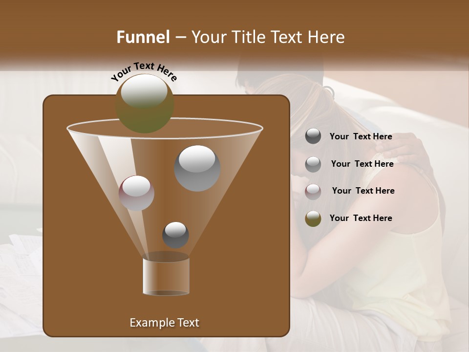 Issues Wife Couple PowerPoint Template
