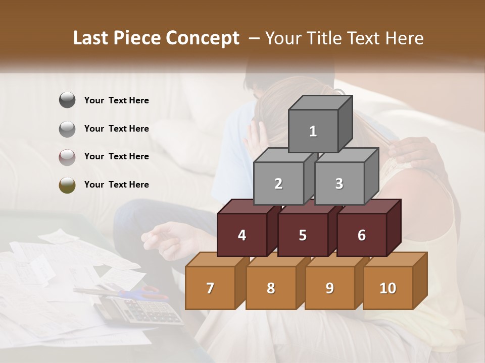 Issues Wife Couple PowerPoint Template