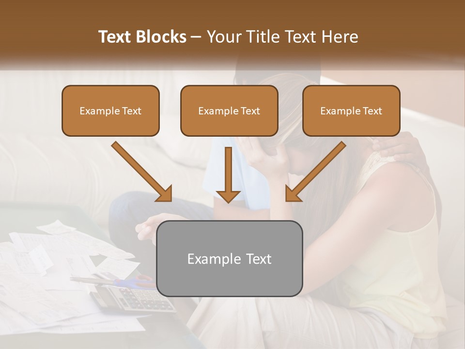 Issues Wife Couple PowerPoint Template
