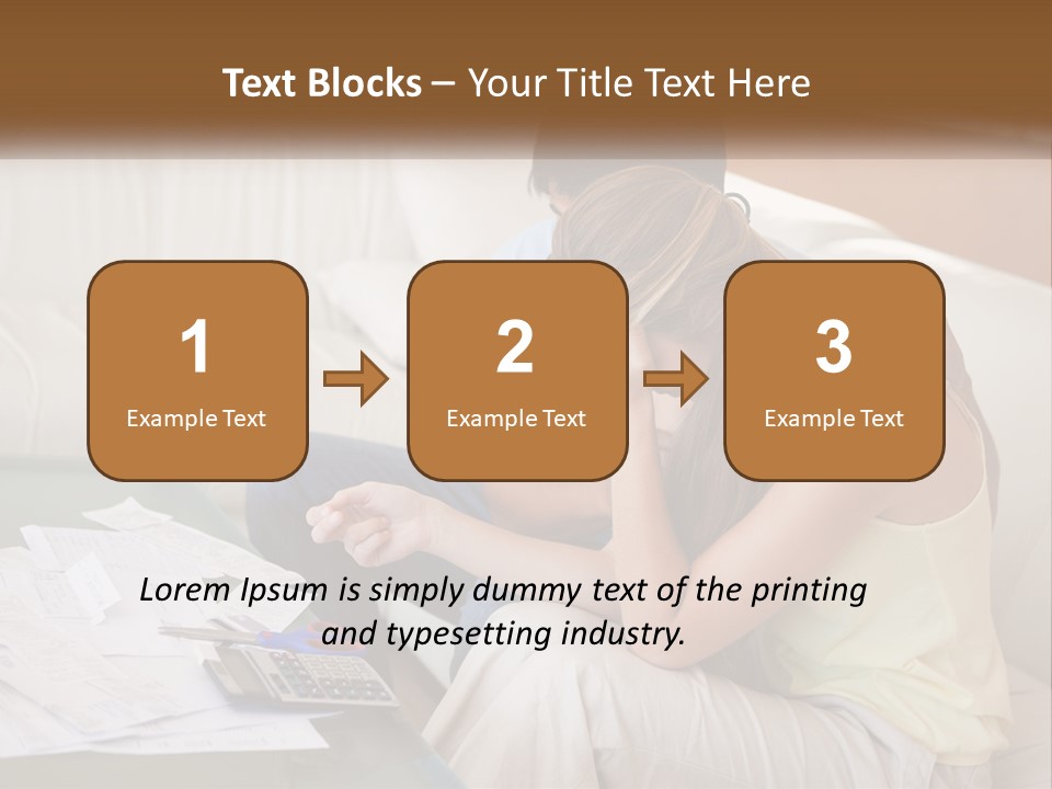 Issues Wife Couple PowerPoint Template