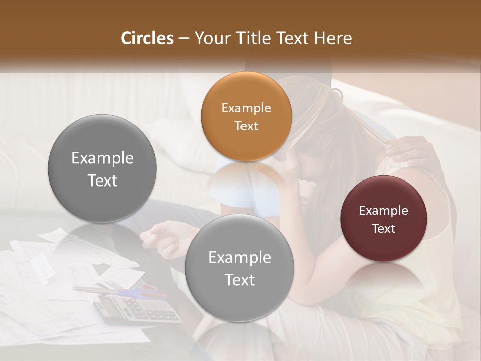 Issues Wife Couple PowerPoint Template